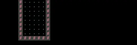 Invalid world where a room clips off the world.