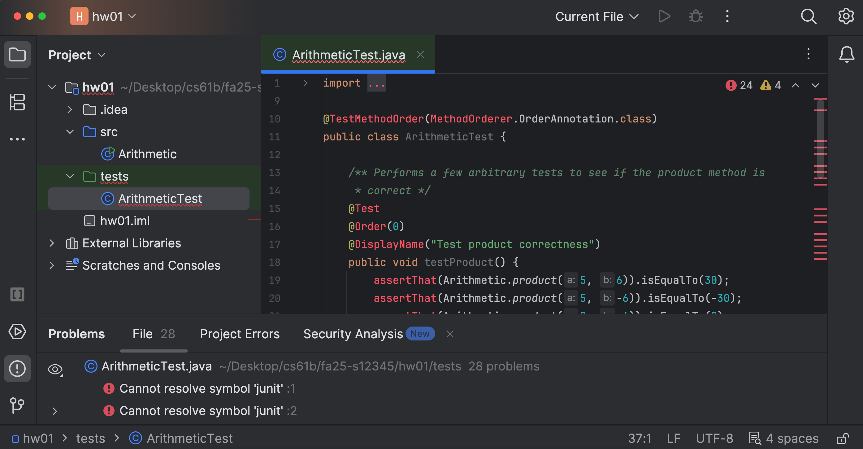 IntelliJ Missing Javalib